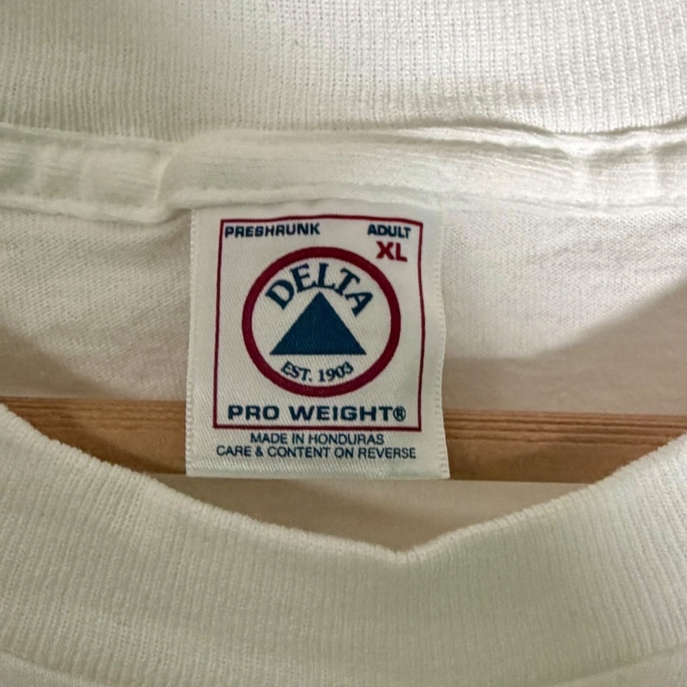 Vintage Delta Men's 1997 Original Coors Beer Short Sleeve T-shirt White XL - Picture 4 of 5